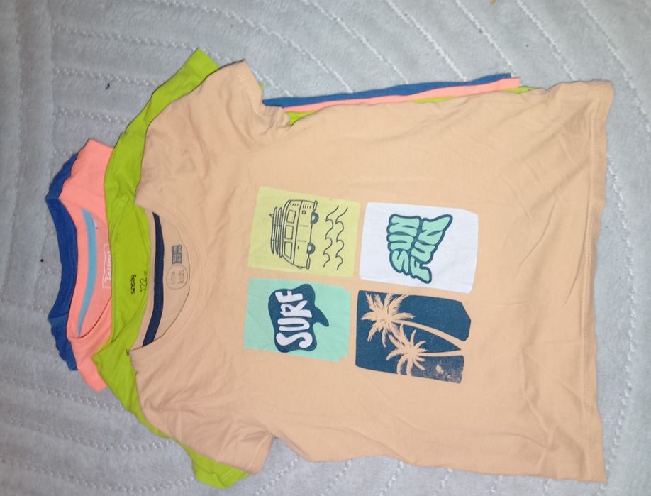 7 pak koszulki rozmiar 122