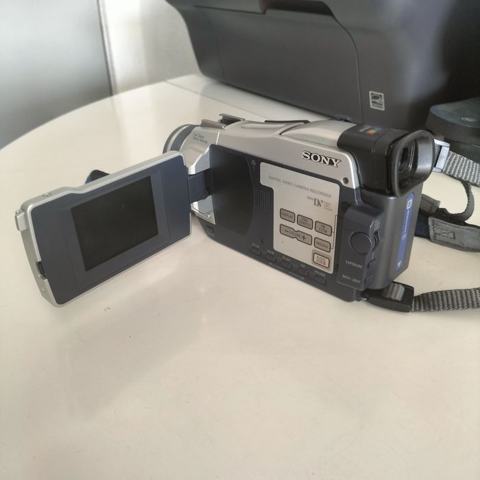 Câmera filmar Sony antiga impecável