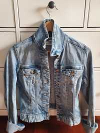 Kurtka jeansowa H&M rozm. 34/XS błękitna