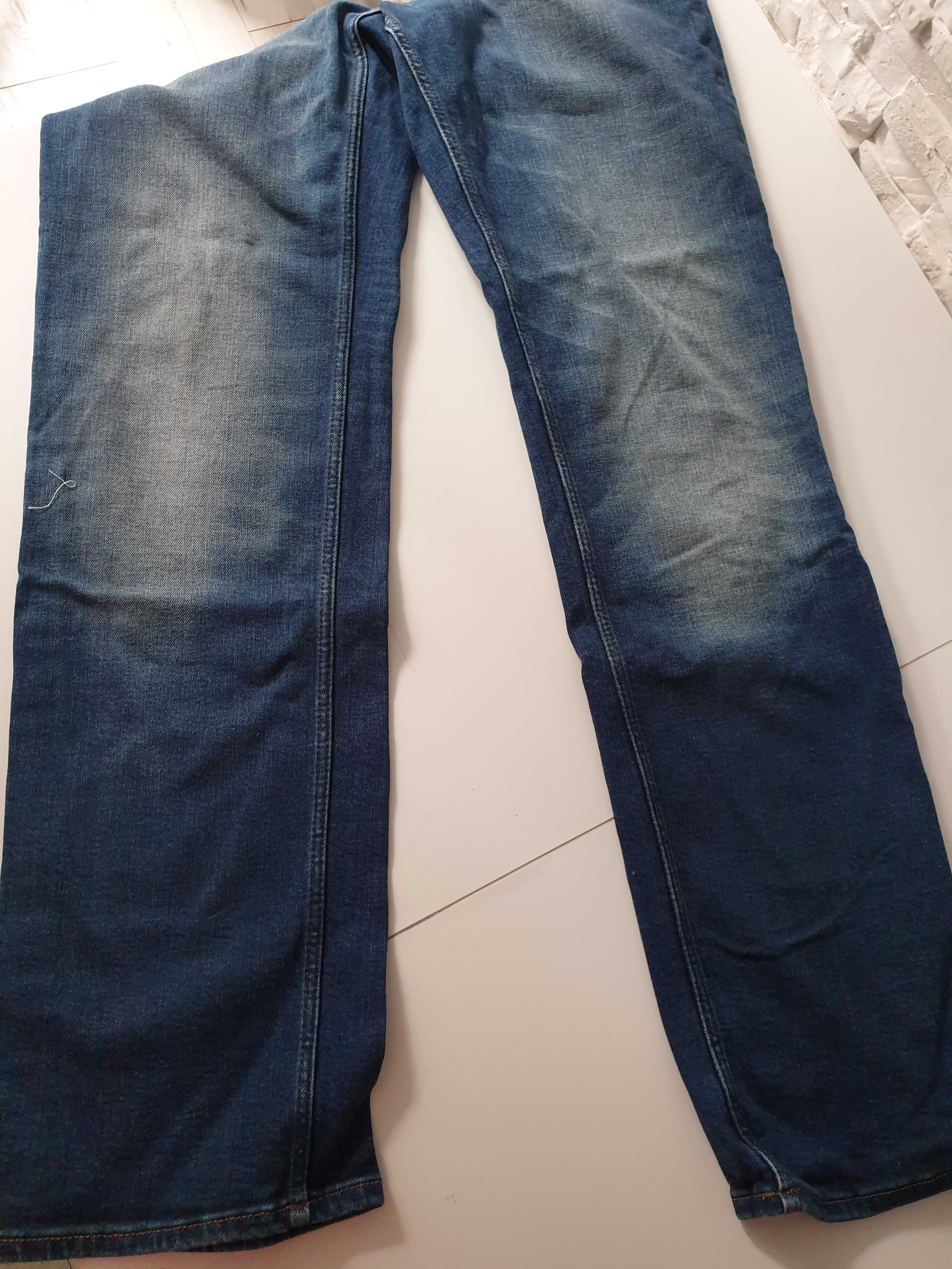 Jeans H&M przetarcia 34/32,XL,XXL j.nowe