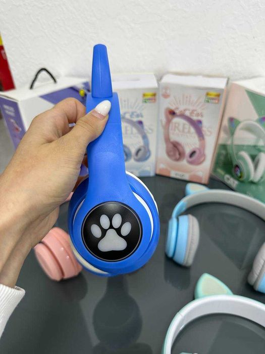 Бездротові БЛЮТУЗ навушники! Навушники з підсвіткою! + МІКРОФОН.