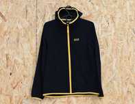 Jack Wolfskin czarna bluza z polaru z kapturem Nanuk 150 36 S