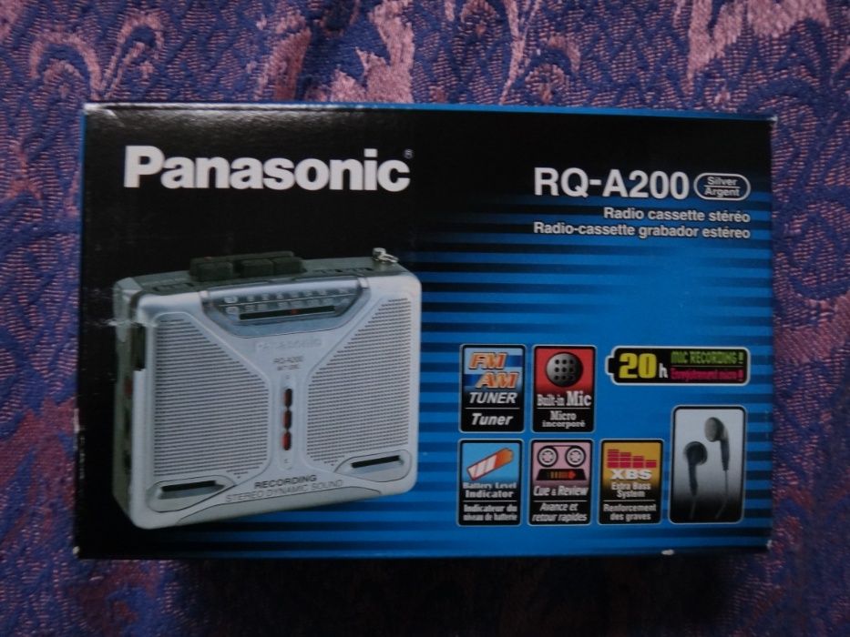 Panasonic RQ-A200 Portable stereo radio recording typu Walkman, Unikat