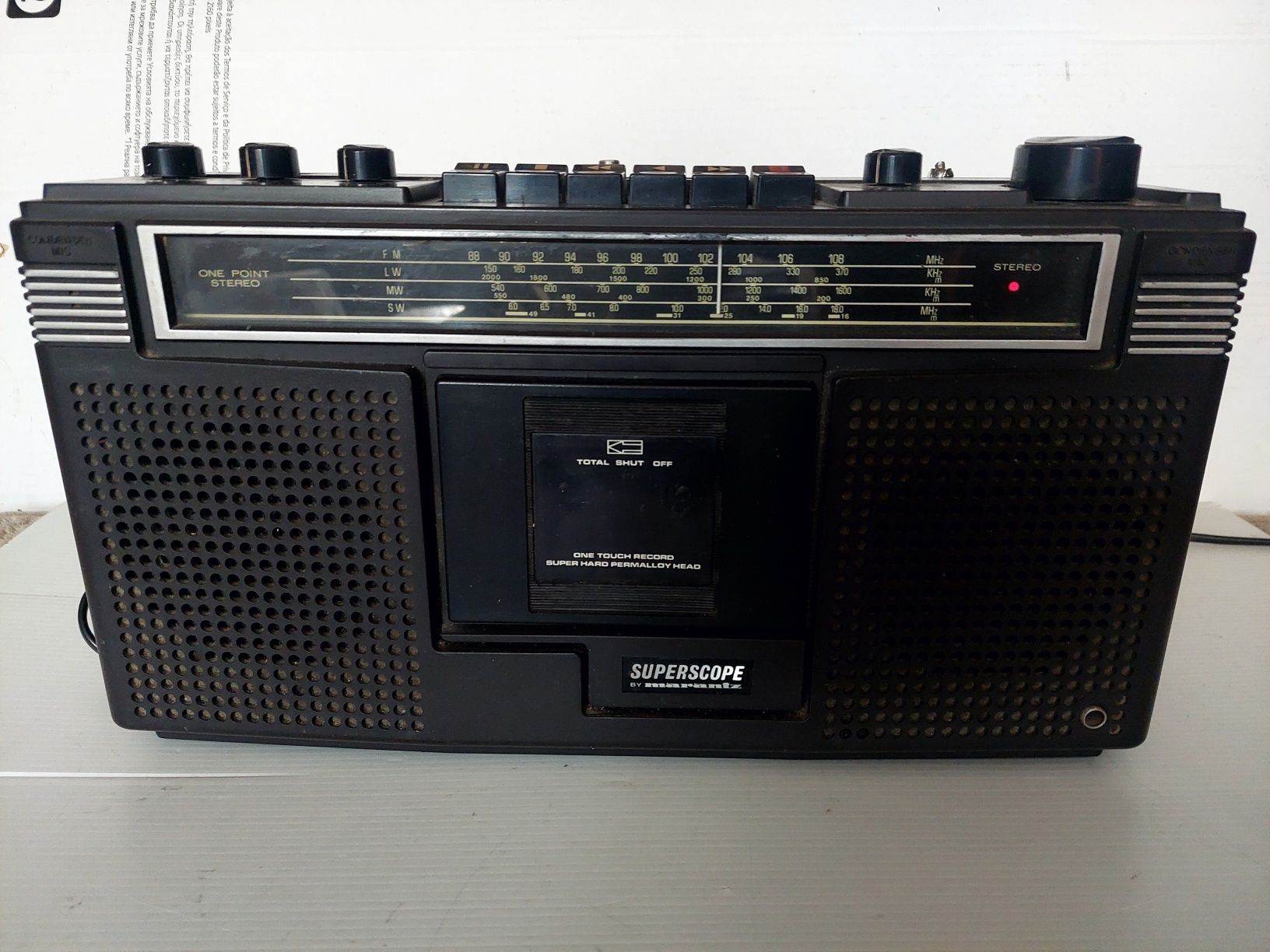 Superscope Radiomagnetofon U.S.A  CRS -2024 Vintage designed  Marantz