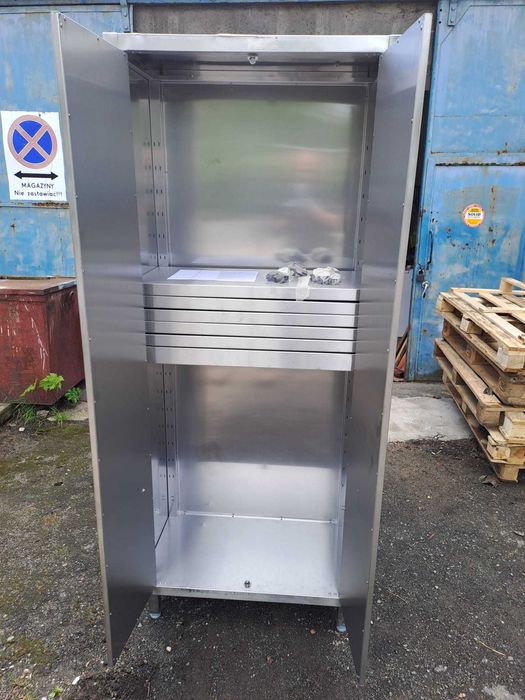 Szafa magazynowa 800x450x2000 mm stal nierdzewna nowa ! fv23%