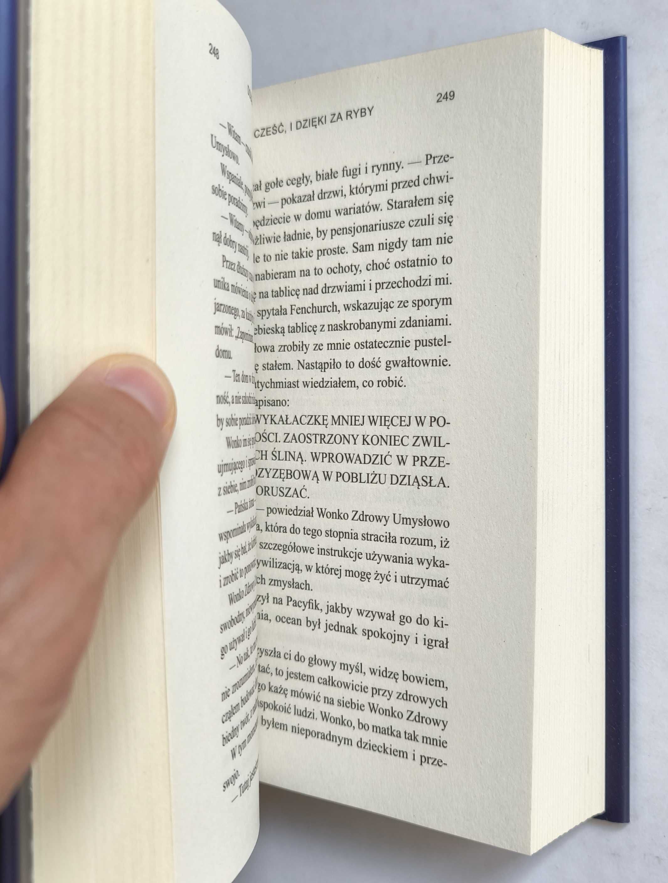 Cześć, i dzięki za ryby. W zasadzie niegroźna, Douglas Adams, UNIKAT!
