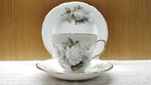 Duchess, zestaw, trio, angielska porcelana kostna