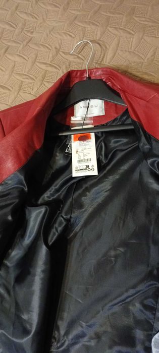 Піджак жіночий з еко-шкіри