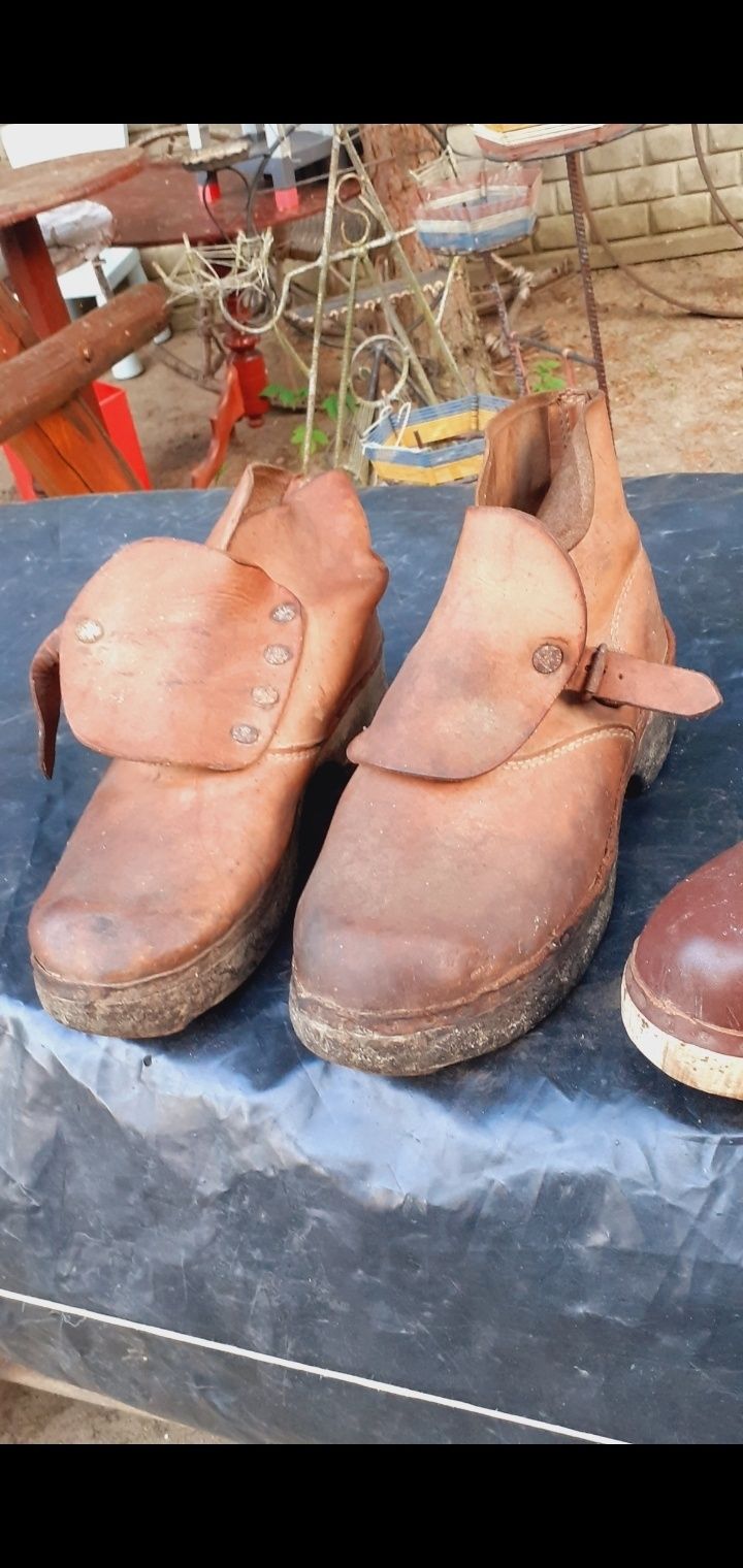 Stare Buty robocze spód jak trepy z prl stary wzór jedne nowe