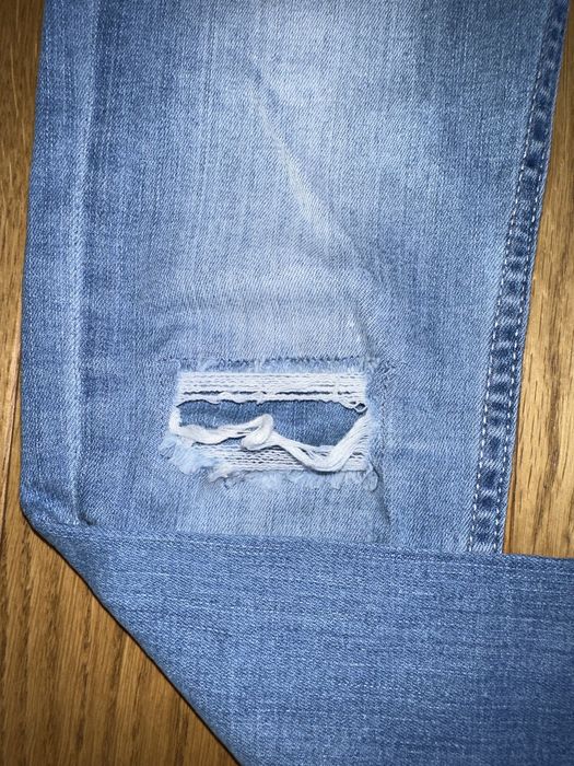 Spodnie dziecięce jeans z dziurami, rozm. 134, 8-9 lat