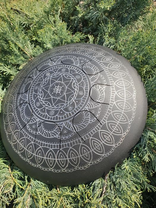 Пелюстковий барабан 8 нот. Глюкофон PetalDrum. Ручної работи.