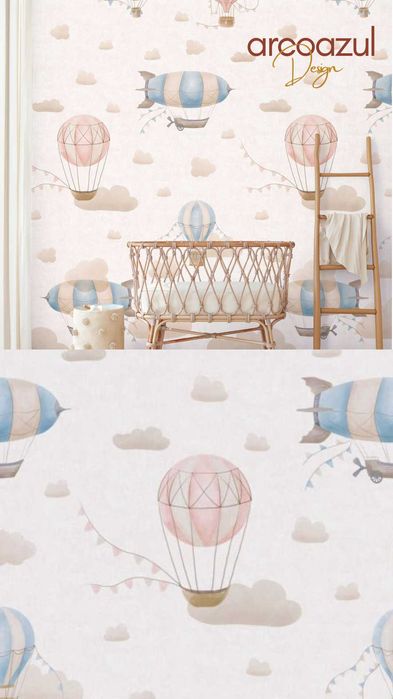 Papel de Parede Infantil Dinossauros , savana, princesas  By Arcoazul