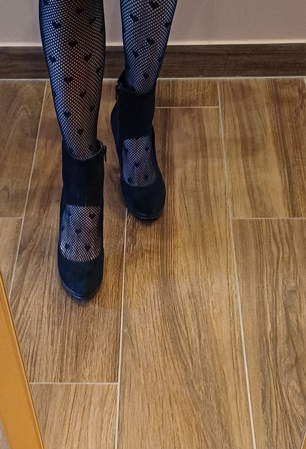 Botki Prima Moda 37, zamszowe