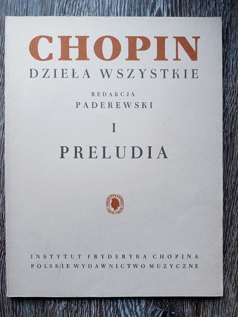 Chopin preludia PWM nuty fortepian