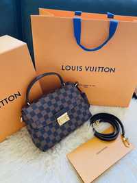 Torebka Louis Vuitton Croisette damier ebene LV