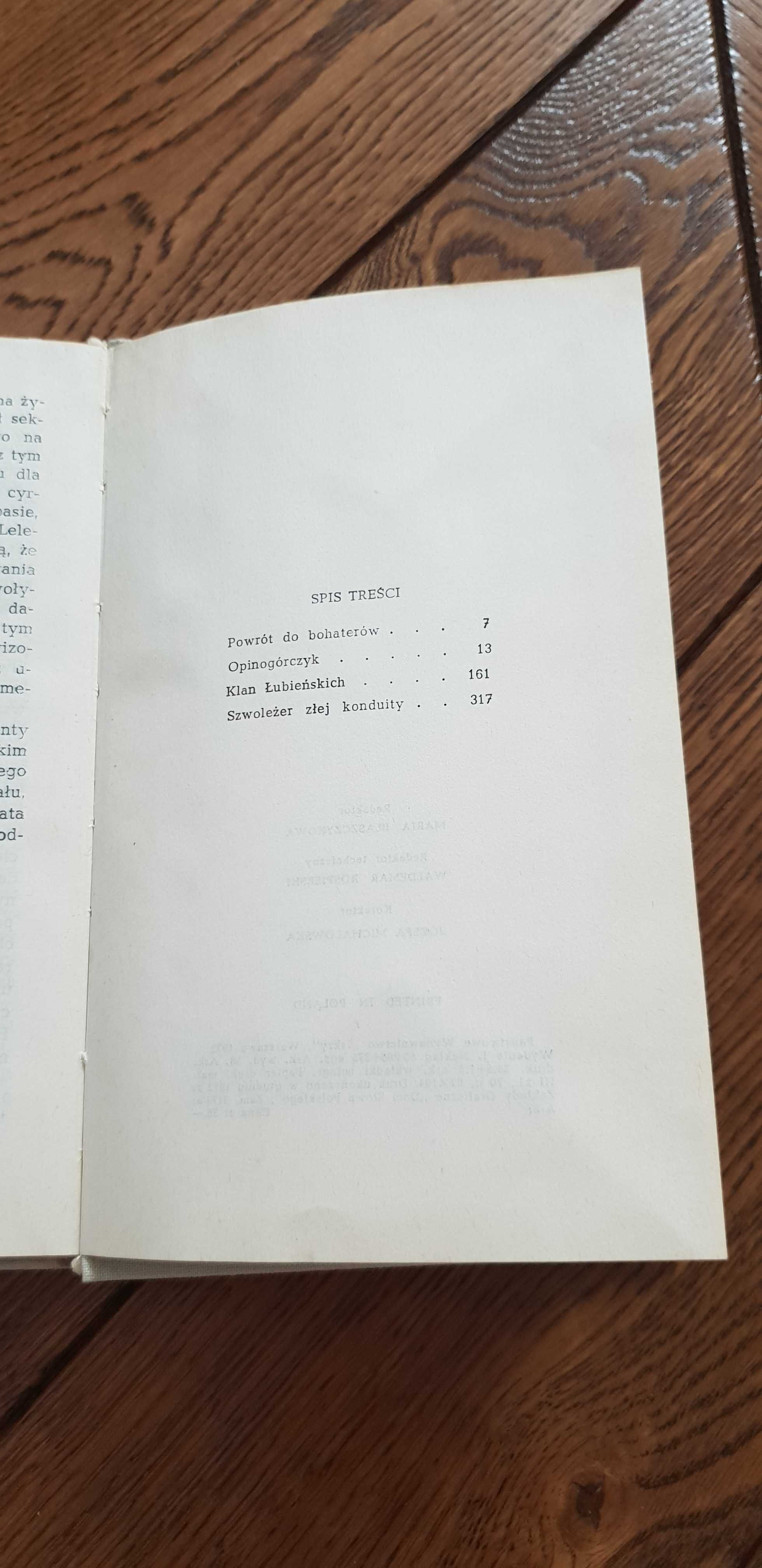 Książka rok 1972 "Koniec Świata Szwoleżerów" Marian Brandys - tom I