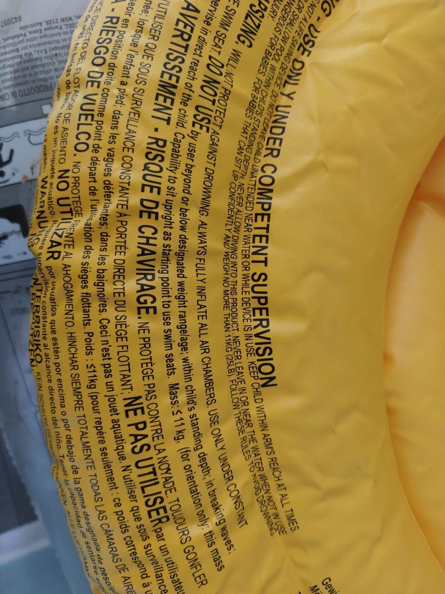 Intex koło do nauki pływania 6-12 miesięcy do 11kg