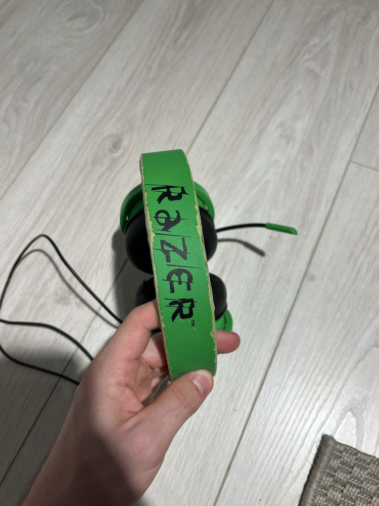 Sluchawki razer kraken pro zielone gamingowe