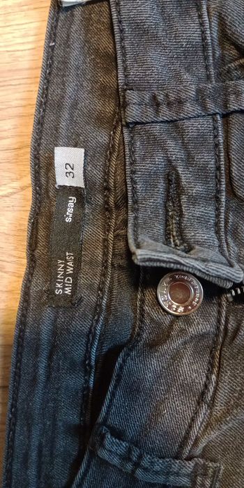 Jeansy skinny mid waist