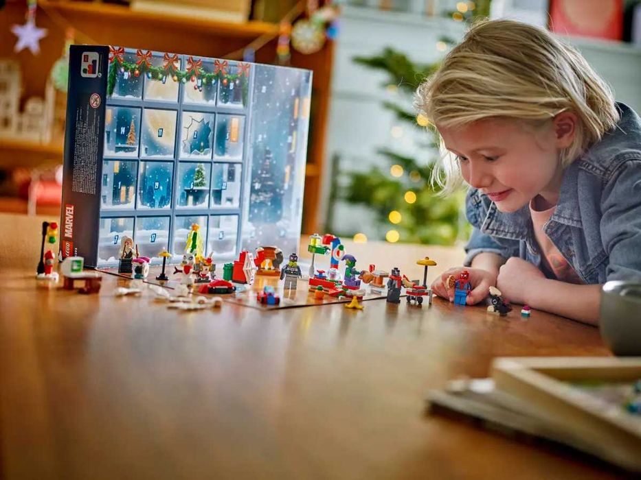 Адвент календар 2024 ЛЕГО Марвел Людина-павук Оригінал LEGO Marvel