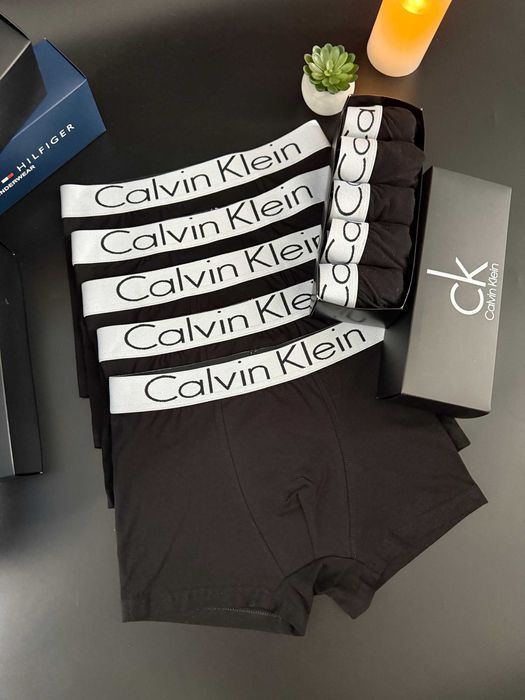 Набор мужских трусов Келвин Кляйн серия White. Чоловічі боксери