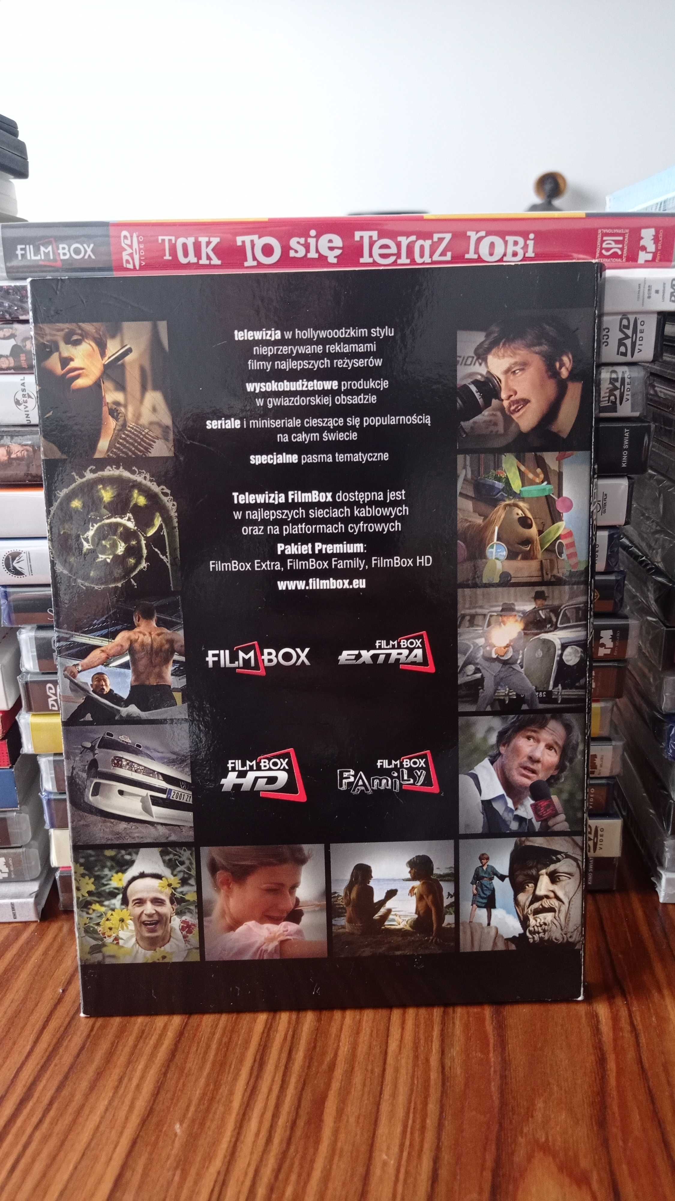 FILMBOX DVD box czterech filmów Duma i Uprzedzenie Sprzedawcy Clerks..