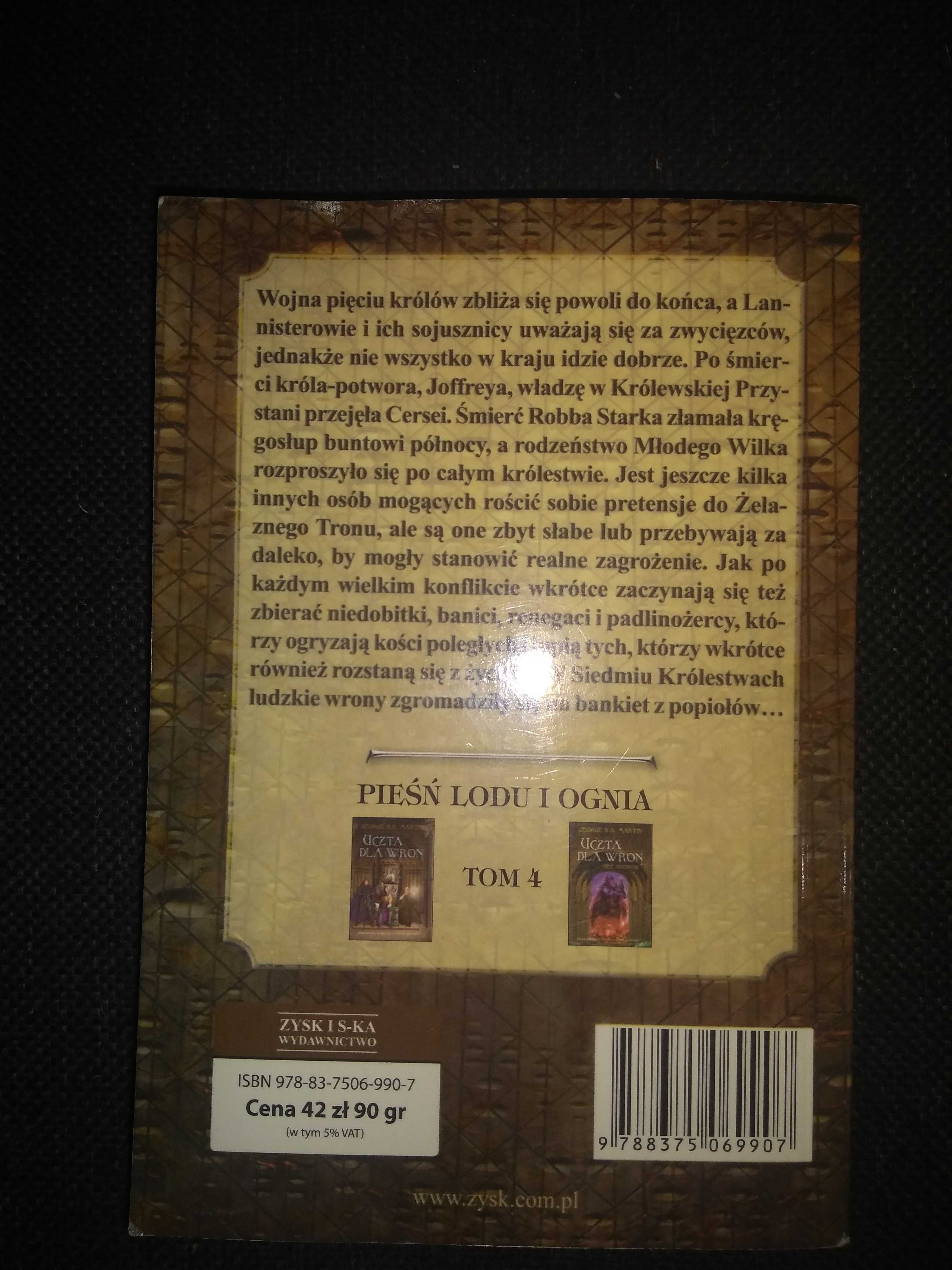 Dobra książka - Uczta dla wron George R.R. Martin (P42)
