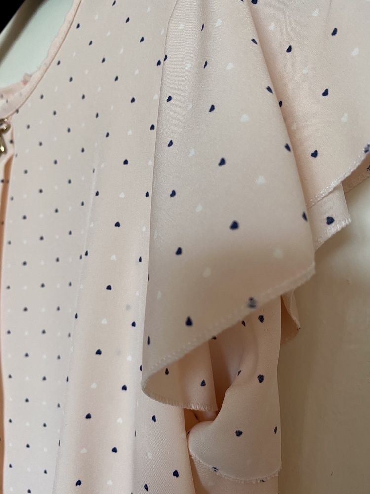 Блузка для девочки персиковая НОВАЯ