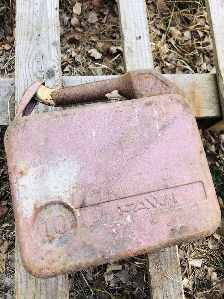 Kanister metalowy Faun Fawi oldtimer 10l