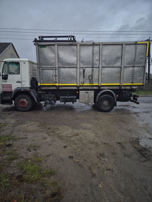 Man LE220  kontener z kwasówki  wywrot wywrotka hydraulika