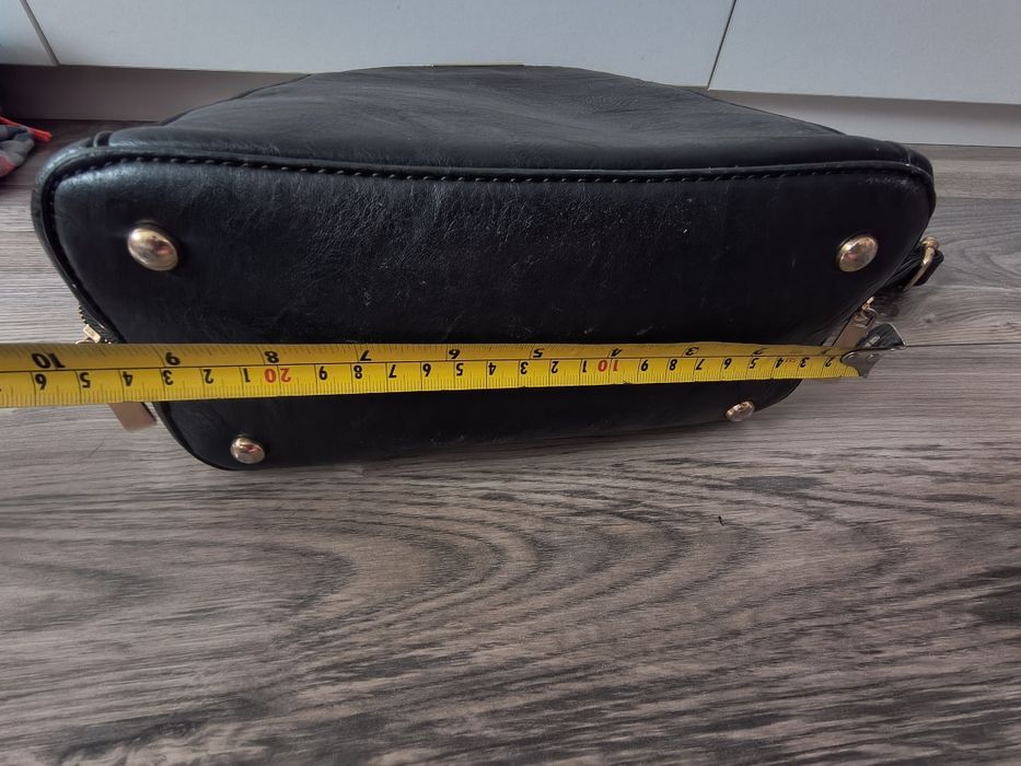 Plecak czarny skóra ekologiczna