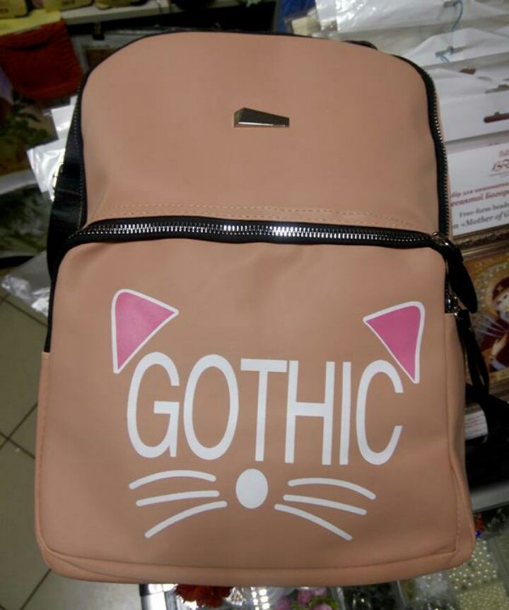 Модный рюкзак котик