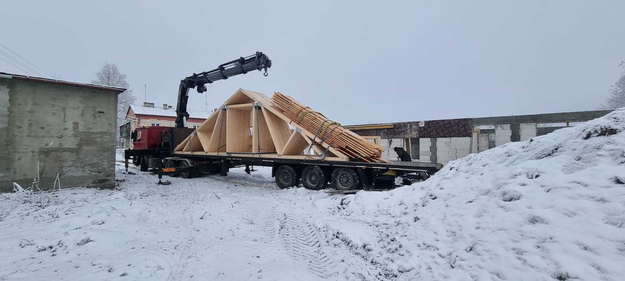 Wiązary dachowe MiTek C24 na blachy kolczaste, bindry