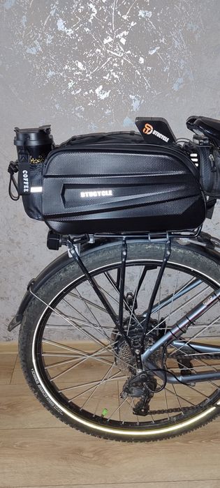 :Водонепроницаемая велосипедная сумка DTUCYCLE (жесткий корпус, на ба
