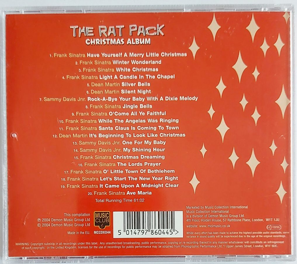 Kolędy The Rat Pack Christmas Album Frank Sinatra Dean Martin