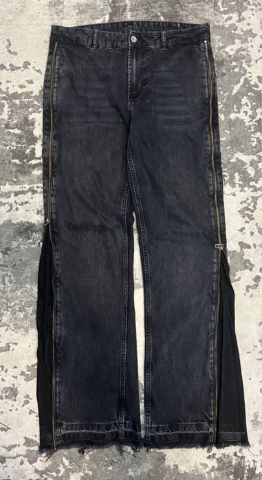 Zip Zara Flared Jeans clash