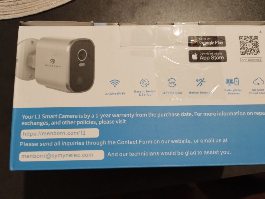 Kamera wifi , solarna , 2k , z panelem solarnym