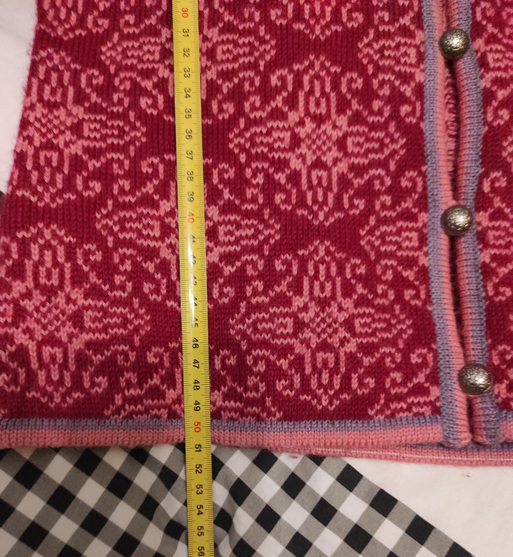 Sweter schumwoole Icewear styl vintage różowy rozmiar S /36