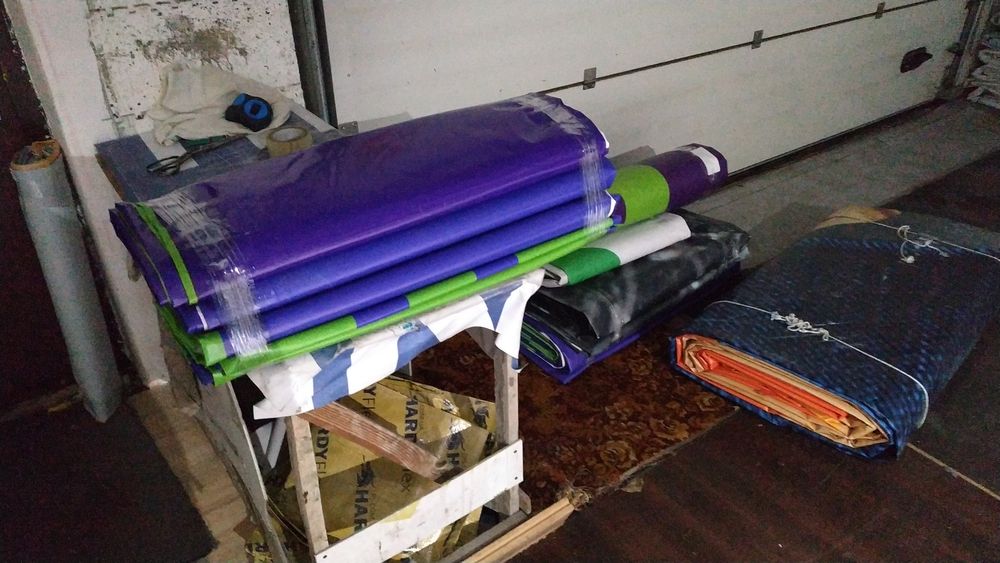 Продам брезент б/у, тент б/у, бризенты б/у