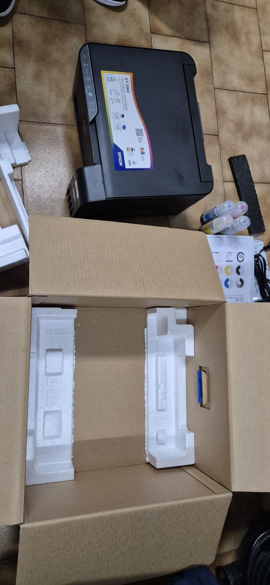 Epson ET2862 mais recarga