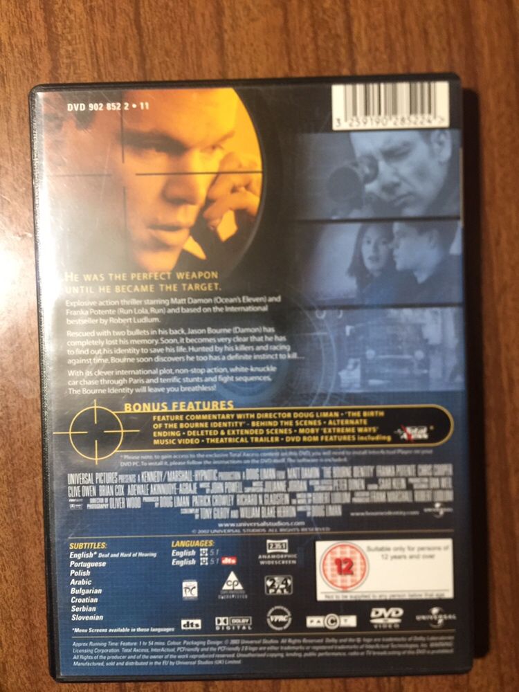 DVD Bourne Identity