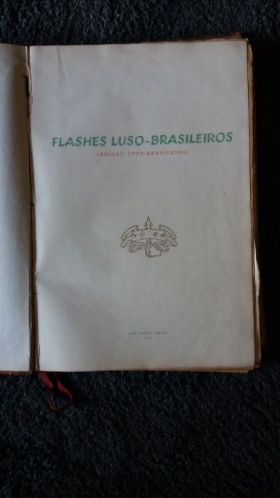 Livro "Flashes Luso-Brasileiros" de 1962