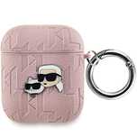 Karl Lagerfeld KLA2PGKCPP AirPods 1/2 cover różowy/pink Monogram Karl