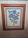 Conjunto 6 quadros ponto cruz