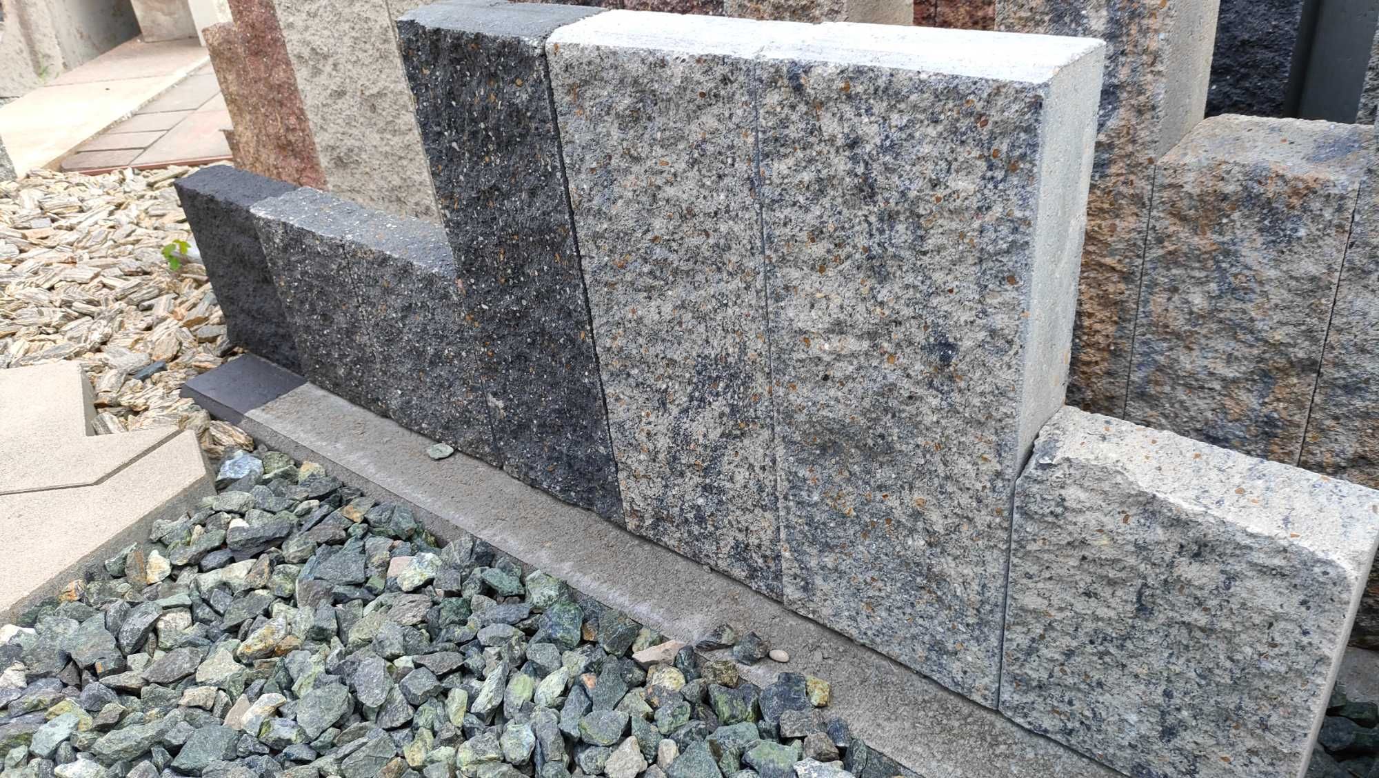 Blat stół grill kuchnia taras palisada kostka brukowa ogrodzenie mur
