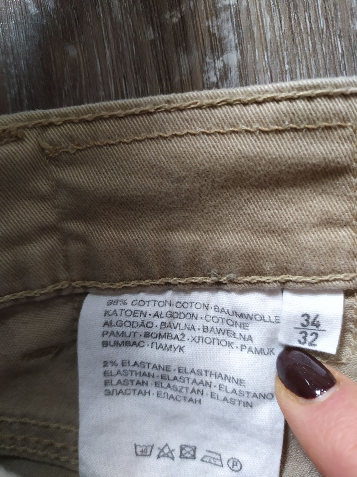 C&A Spodnie Męskie Bawełniane