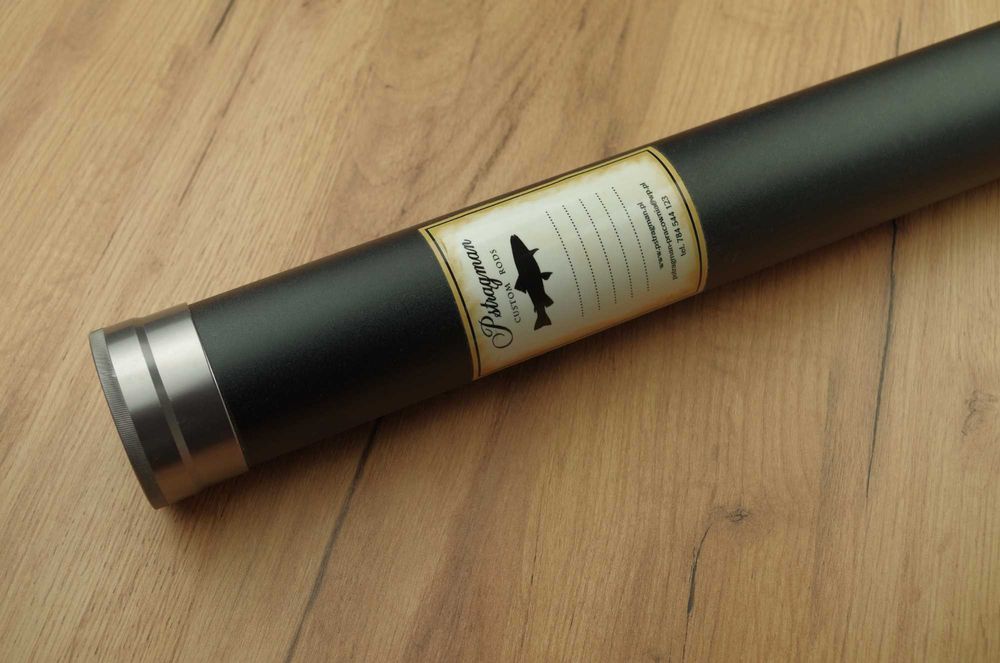 Metalowa tuba na wędkę typu travel