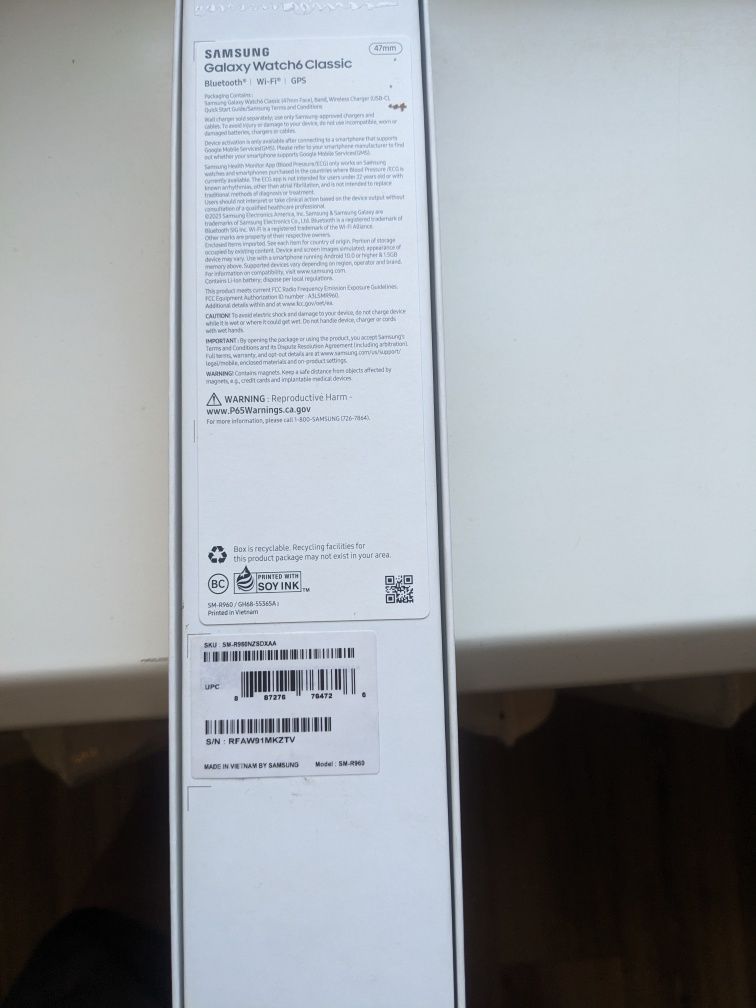 Годинник Samsung Galaxy watch 6 classik 47мм