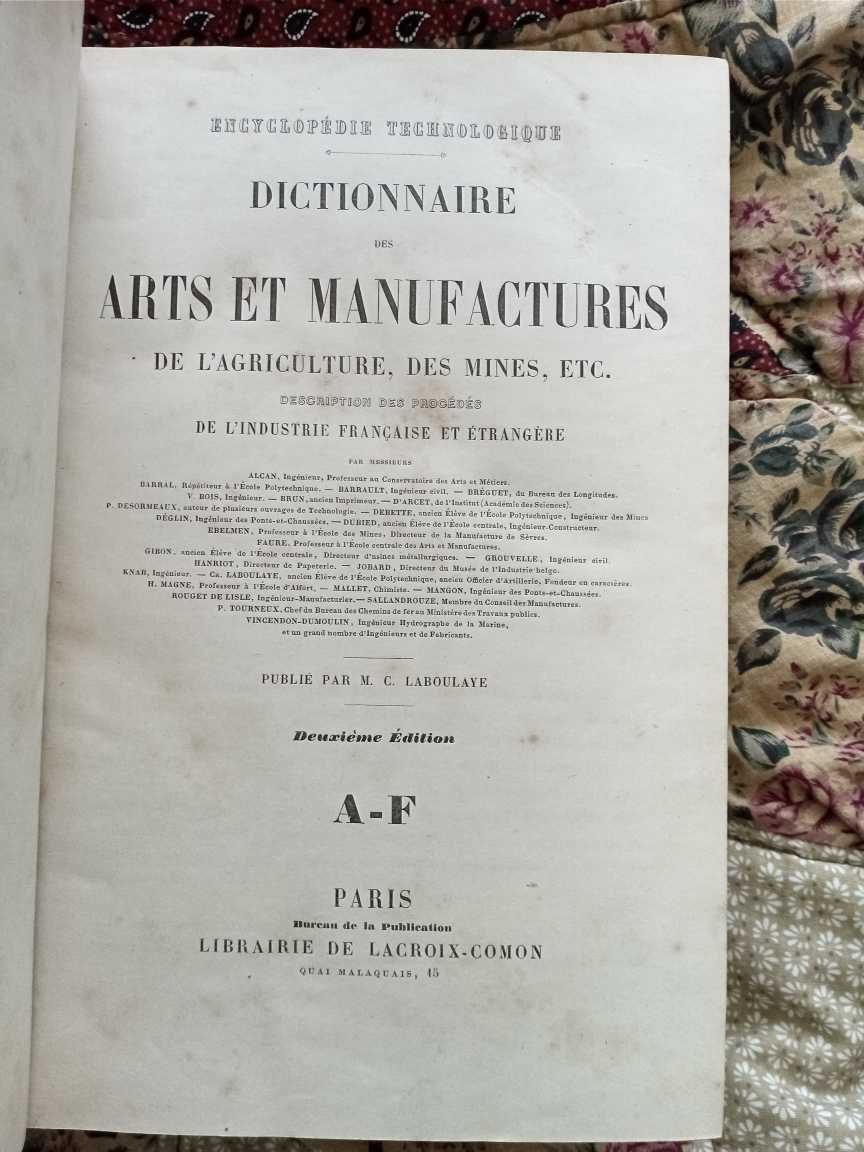 Dictionnaire des arts et manufactures, de l'agriculture, des mines