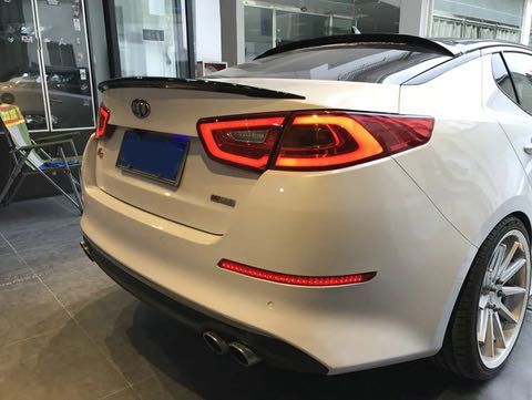 Спойлер KIA K5 накладка на багажник ляду бленда антикрыло киа к5